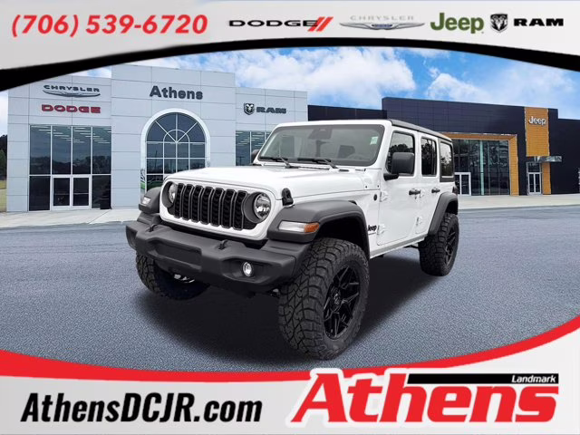2026 Bright White Clearcoat Jeep Wrangler Sport S 4X4 Convertible