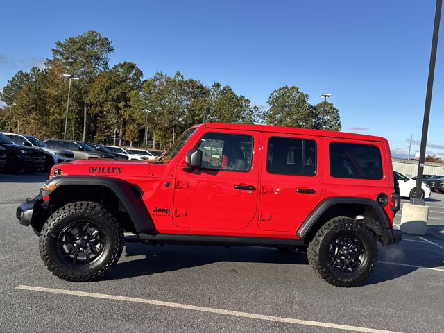 2026 Firecracker Red Clearcoat Jeep Wrangler Willys 4X4 Convertible