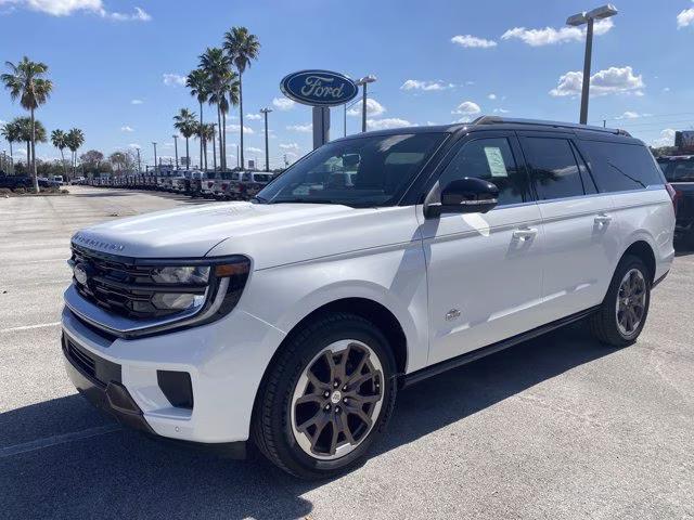 2026 Star White Metallic Tri-Coat Ford Expedition Max King Ranch 4X4 SUV