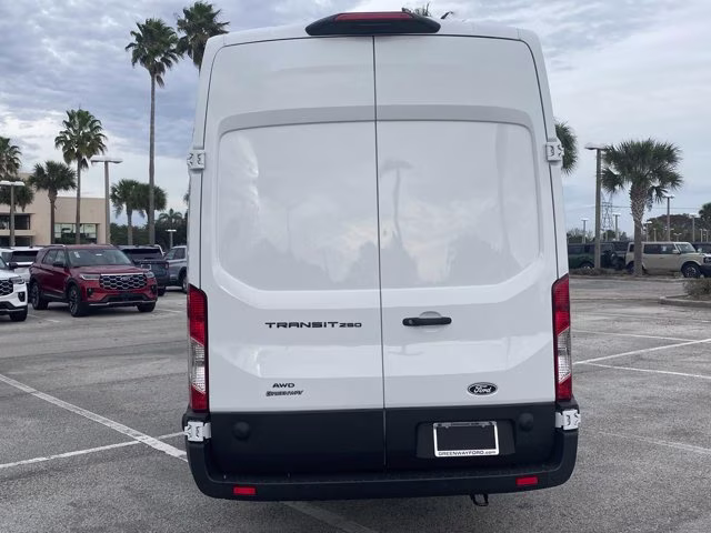 2026 Oxford White Ford Transit Cargo Van Base AWD Van