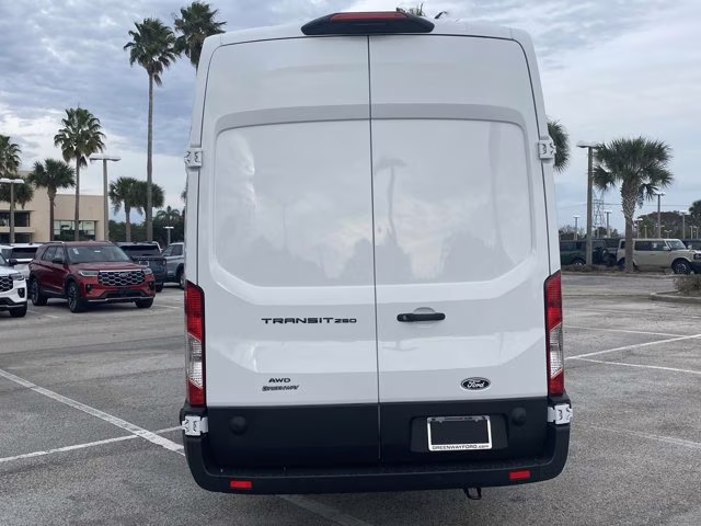 2026 Oxford White Ford Transit Cargo Van AWD Van