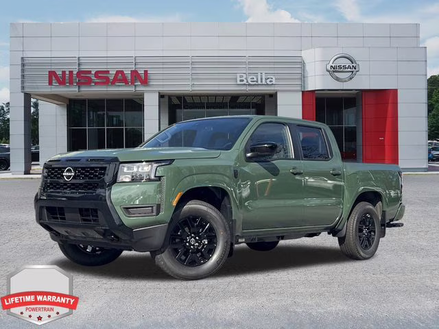 2026 Tactical Green Metallic Nissan Frontier SV 4X4 Truck