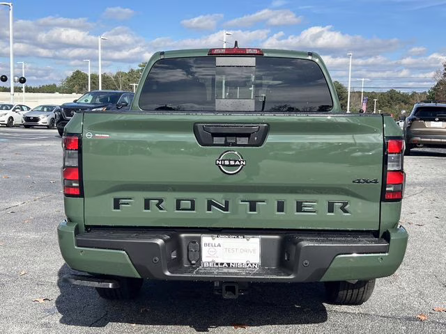 2026 Tactical Green Metallic Nissan Frontier SV 4X4 Truck