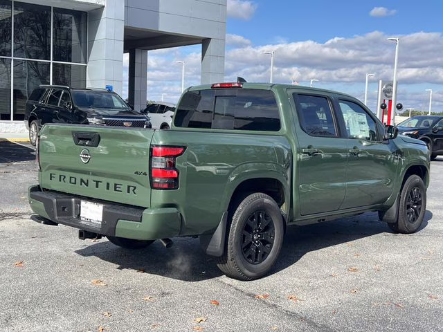 2026 Tactical Green Metallic Nissan Frontier SV 4X4 Truck