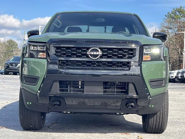 2026 Tactical Green Metallic Nissan Frontier SV 4X4 Truck