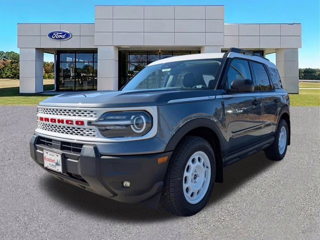 2025 Gray Metallic Ford Bronco Sport Heritage 4X4 SUV