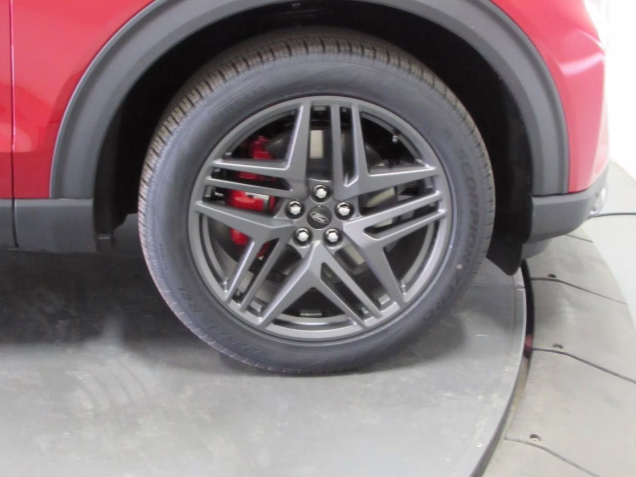 2026 Rapid Red Metallic Tinted Clearcoat Ford Explorer ST-Line 4X4 SUV