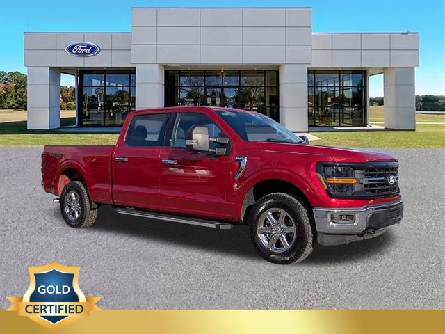 2024 Red Metallic Ford F-150 XLT 4X4 Truck