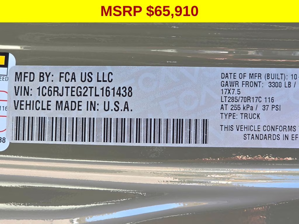 2026 41 Jeep Gladiator Mojave 4X4 Truck