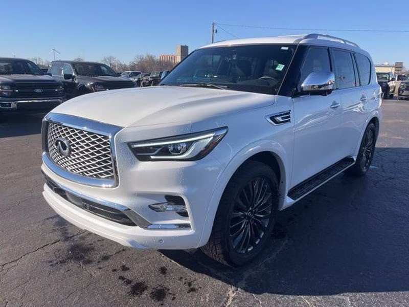 2024 Moonstone White INFINITI QX80 SENSORY 4X4 SUV