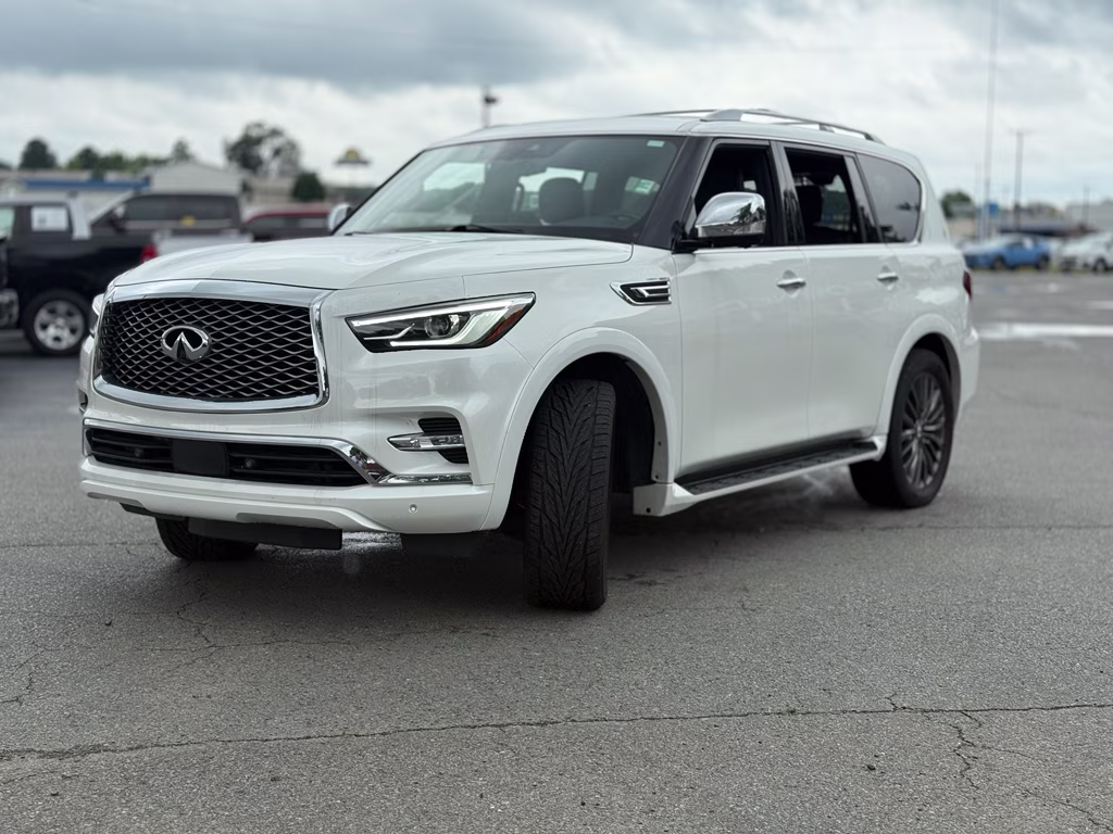 2024 Moonstone White INFINITI QX80 SENSORY 4X4 SUV