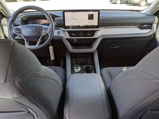 2026 Star White Metallic Tri-Coat Ford Explorer Active RWD SUV