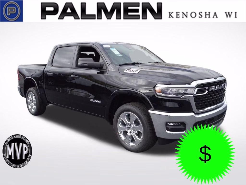 2026 Diamond Black Crystal Pearlcoat Ram 1500 Big Horn/Lone Star 4X4 Truck