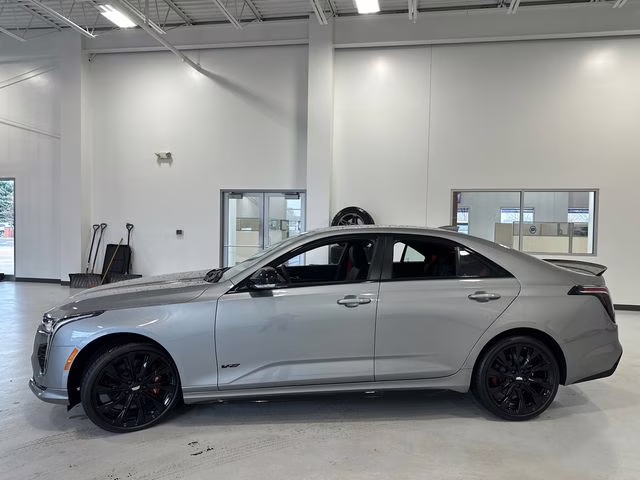 2026 Argent Silver Metallic Cadillac CT4 V-Series RWD Sedan