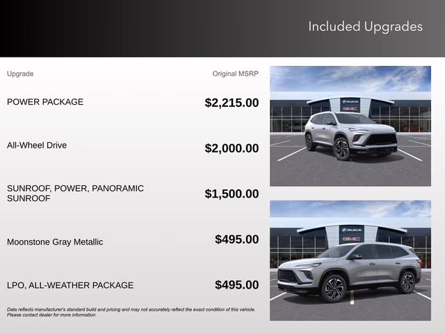 2026 Moonstone Gray Metallic Buick Enclave Sport Touring FWD SUV