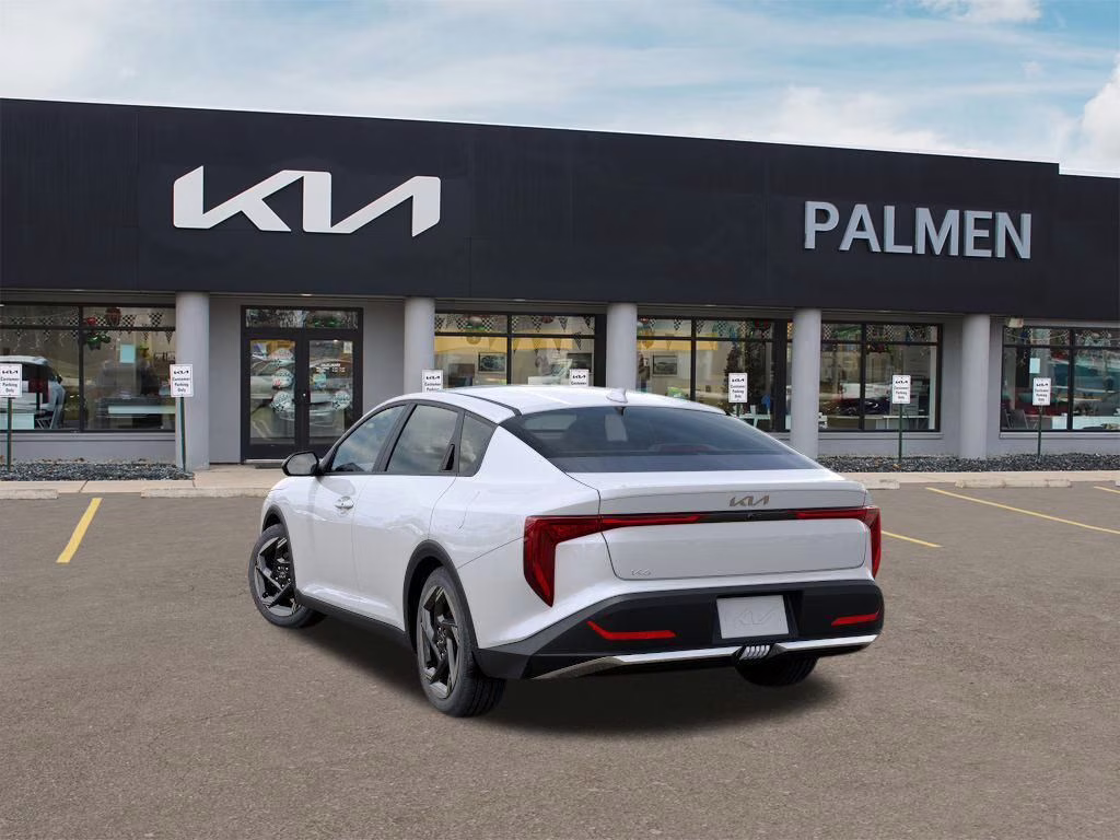 2025 Snow White Pearl Kia K4 EX FWD Sedan