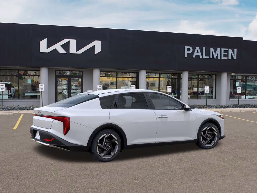 2025 Snow White Pearl Kia K4 EX FWD Sedan