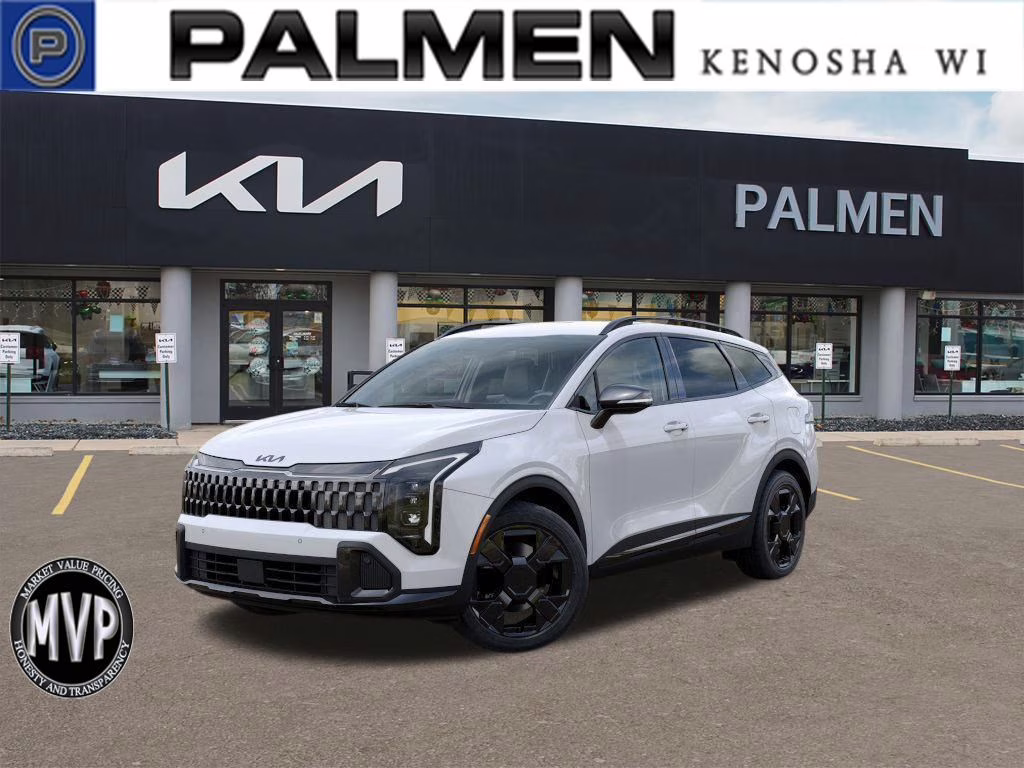 2026 Snow White Pearl Kia Sportage Hybrid X-Line AWD SUV