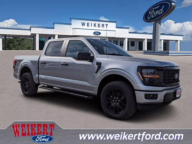2025 Silver Metallic Ford F-150 STX 4X4 Truck