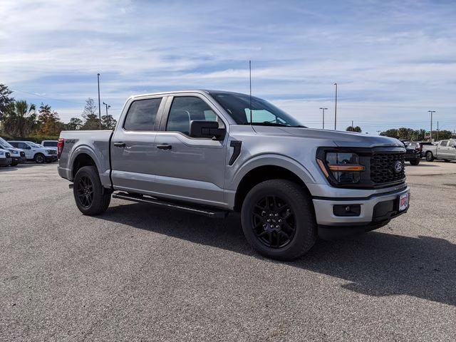 2025 Silver Metallic Ford F-150 STX 4X4 Truck