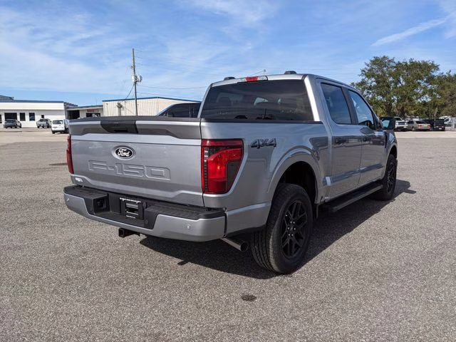 2025 Silver Metallic Ford F-150 STX 4X4 Truck