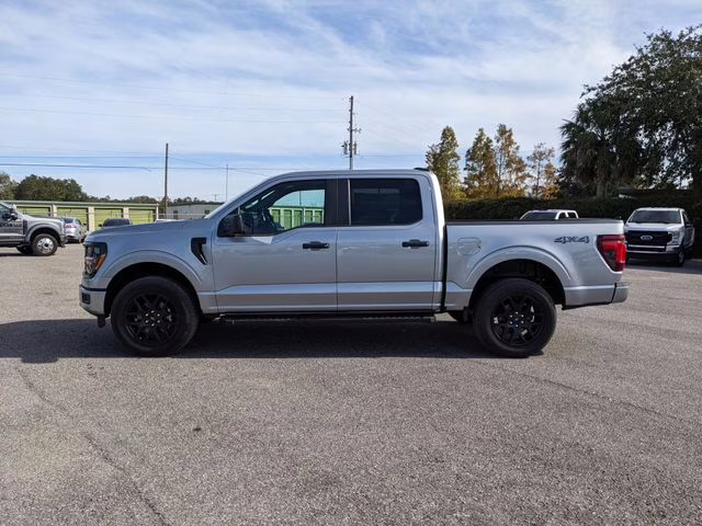 2025 Silver Metallic Ford F-150 STX 4X4 Truck