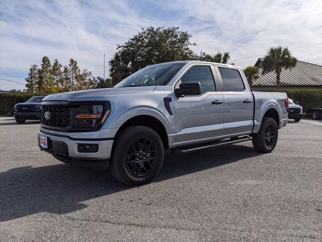2025 Silver Metallic Ford F-150 STX 4X4 Truck
