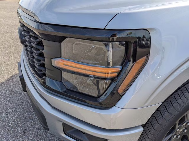 2025 Silver Metallic Ford F-150 STX 4X4 Truck