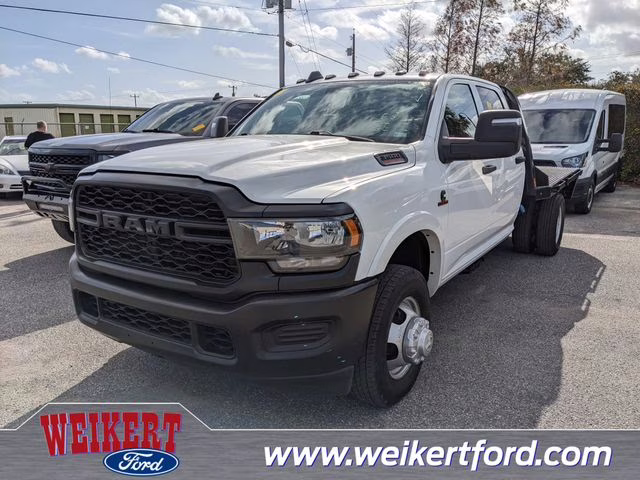 2024 Bright White Clearcoat Ram 3500 Tradesman 4X4 Truck