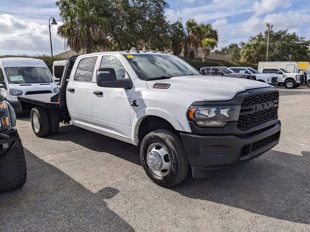 2024 Bright White Clearcoat Ram 3500 Tradesman 4X4 Truck