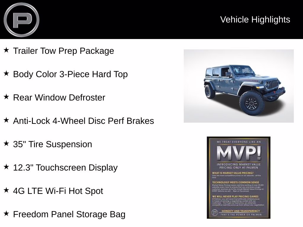 2026 Anvil Clear Coat Jeep Wrangler Rubicon X 4X4 SUV