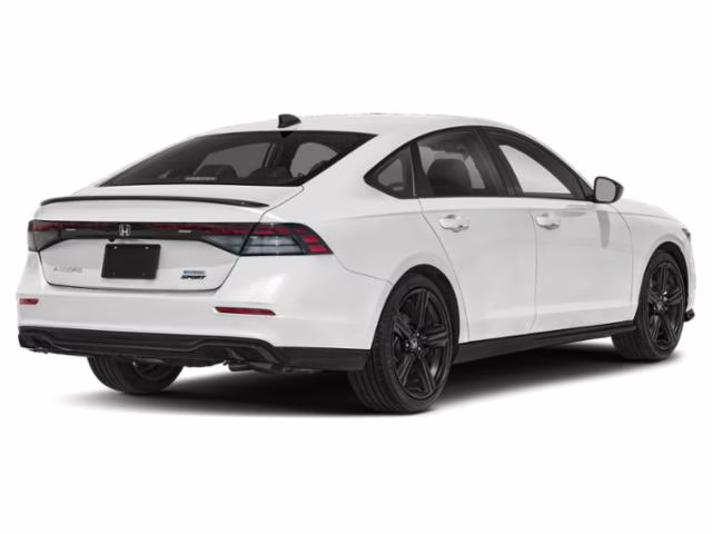 2025 Platinum White Pearl Honda Accord Hybrid Sport-L FWD Sedan