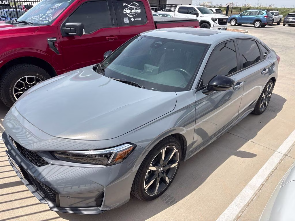 2026 Urban Gray Pearl Honda Civic Hybrid Sport Touring FWD Sedan