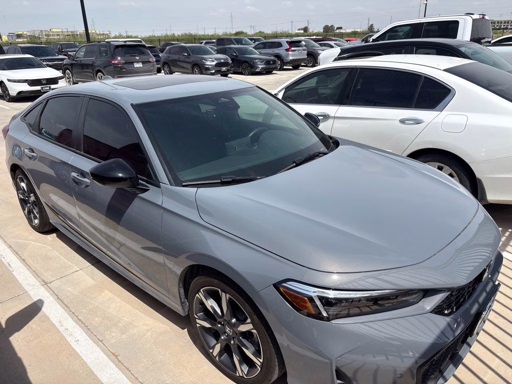 2026 Urban Gray Pearl Honda Civic Hybrid Sport Touring FWD Sedan