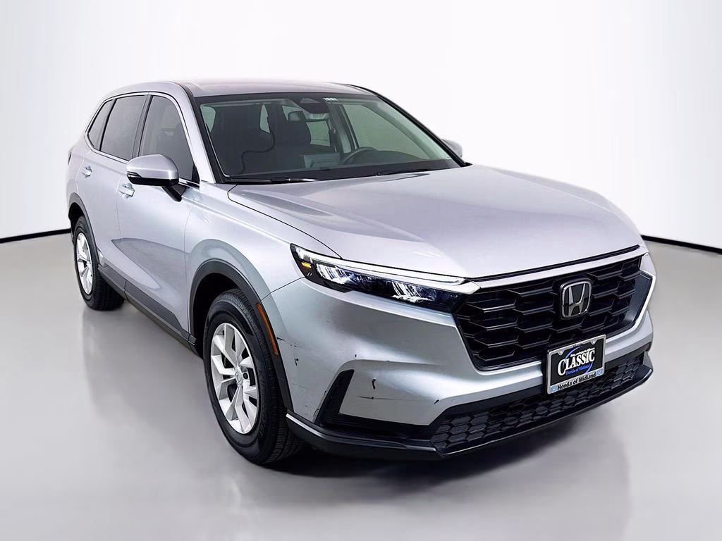 2026 Solar Silver Metallic Honda CR-V LX AWD SUV