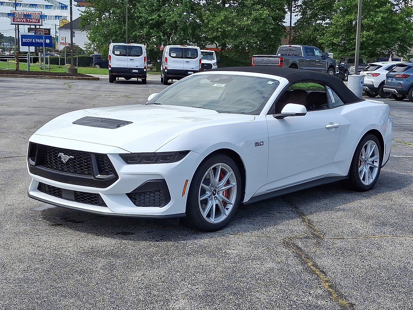 2025 Oxford White - YZ Ford Mustang GT Premium Convertible RWD