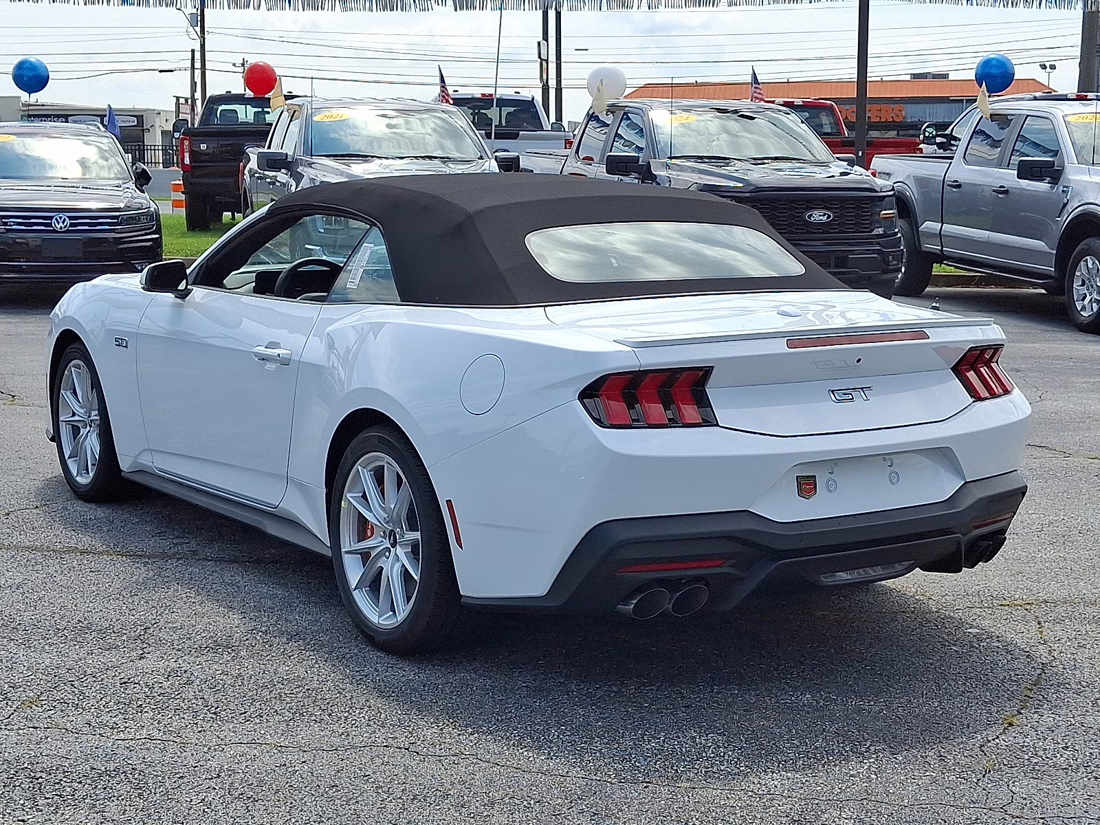 2025 Oxford White - YZ Ford Mustang GT Premium Convertible RWD