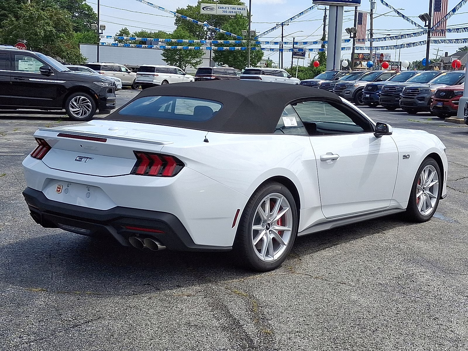 2025 Oxford White - YZ Ford Mustang GT Premium Convertible RWD