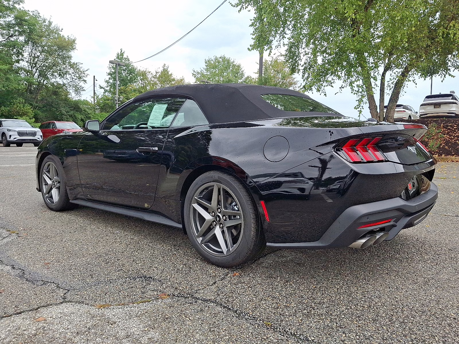 2025 Shadow Black - G1 Ford Mustang EcoBoost Convertible RWD