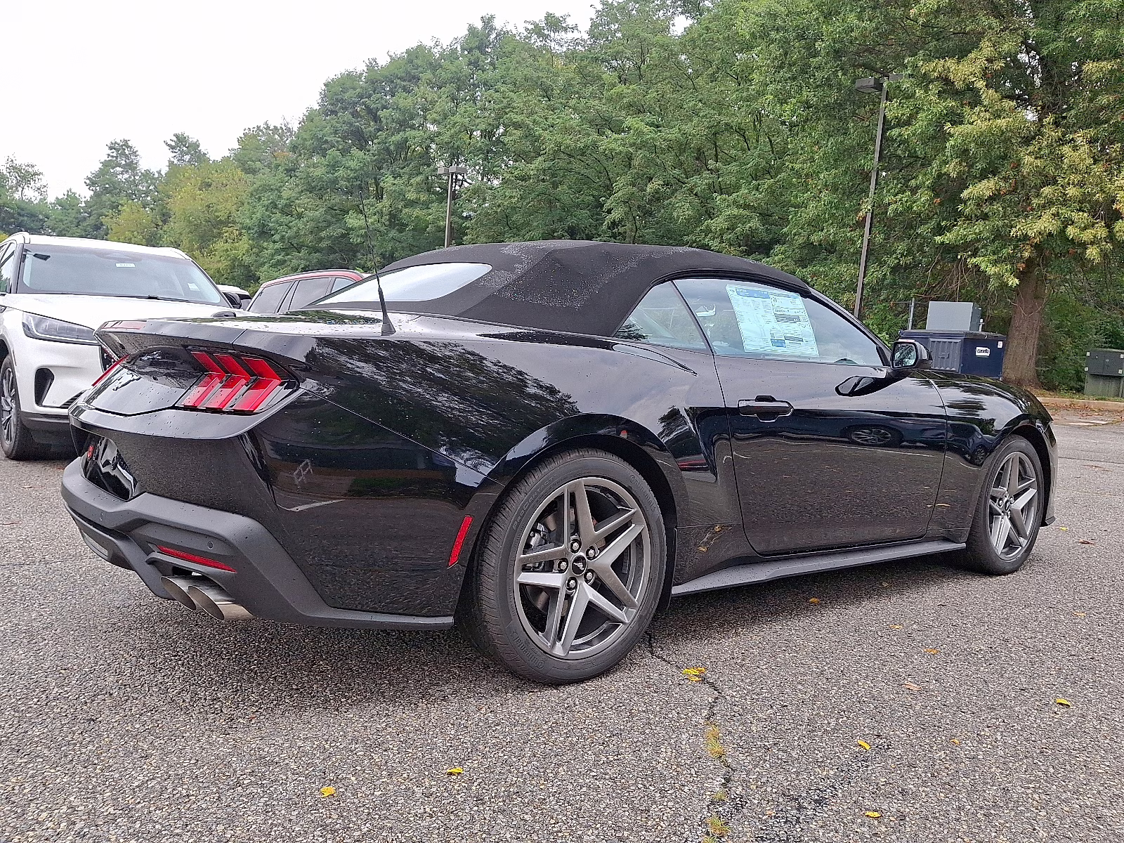 2025 Shadow Black - G1 Ford Mustang EcoBoost Convertible RWD