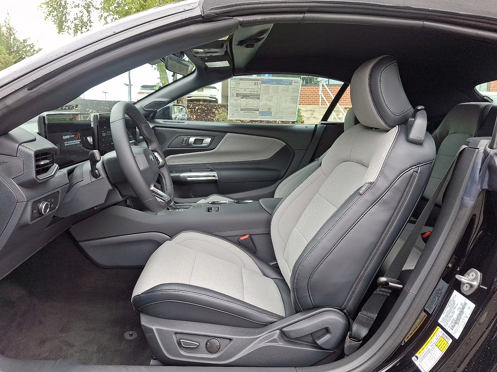 2025 Shadow Black - G1 Ford Mustang EcoBoost Convertible RWD