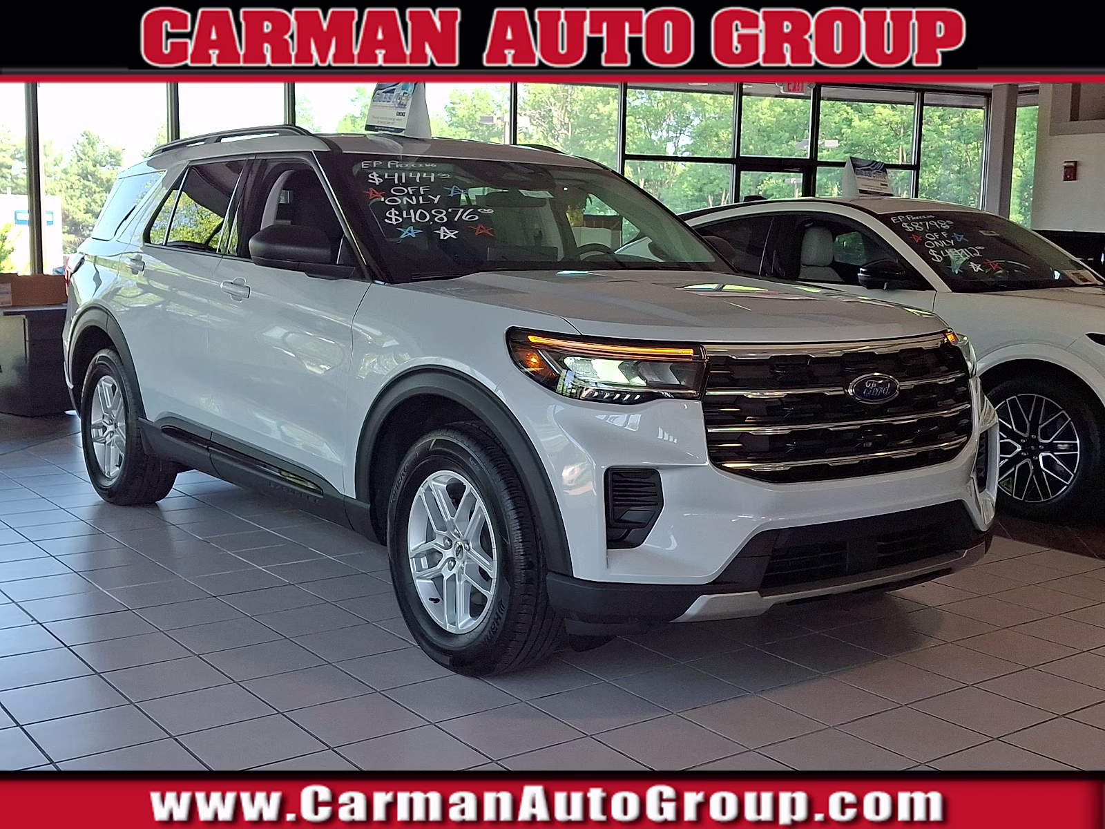 2026 Space White Metallic - A3 Ford Explorer Active 4X4