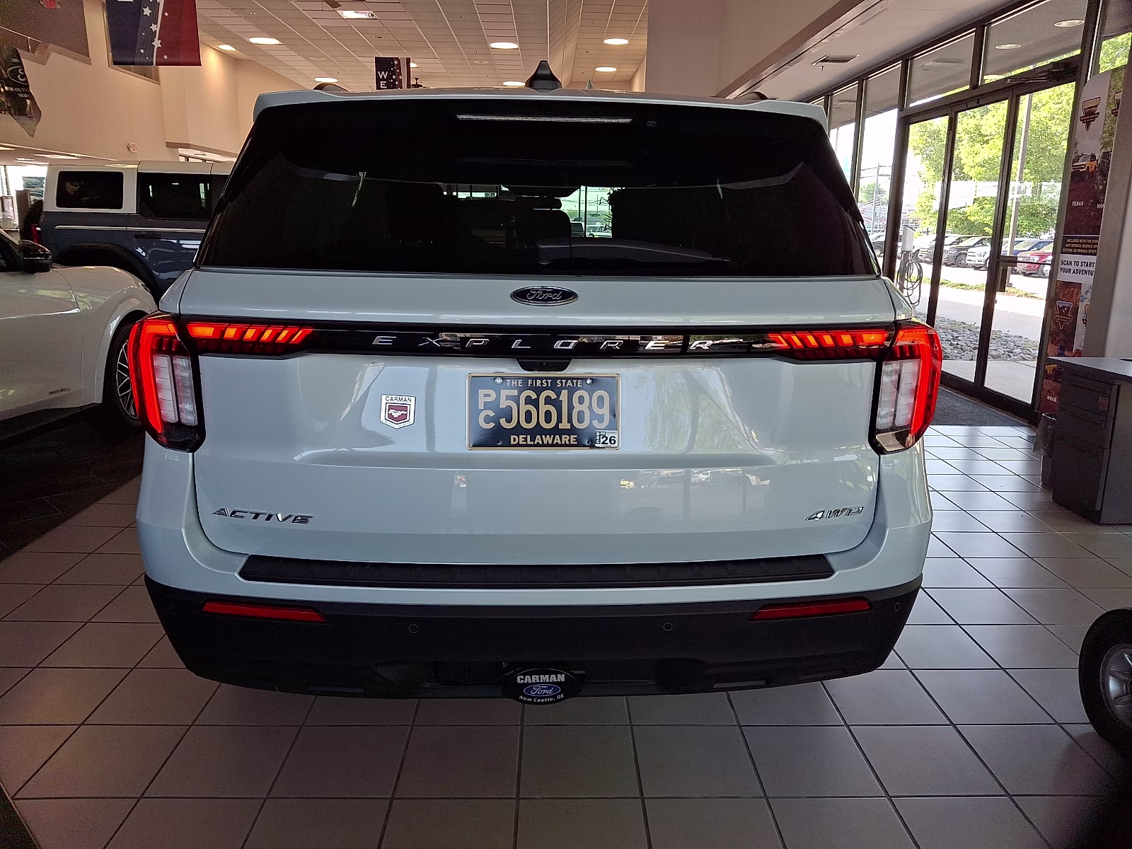 2026 Space White Metallic - A3 Ford Explorer Active 4X4