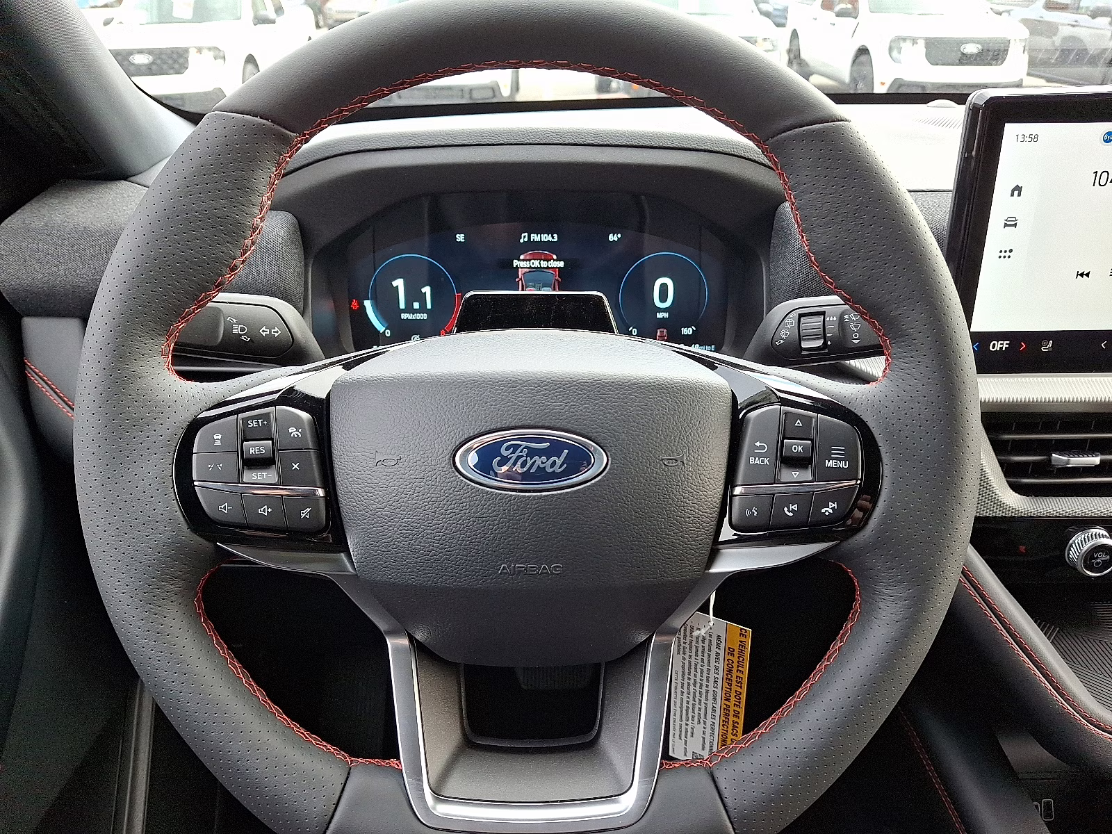 2026 Rapid Red Metallic Tinted Clearcoat - D4 Ford Explorer ST-Line 4X4