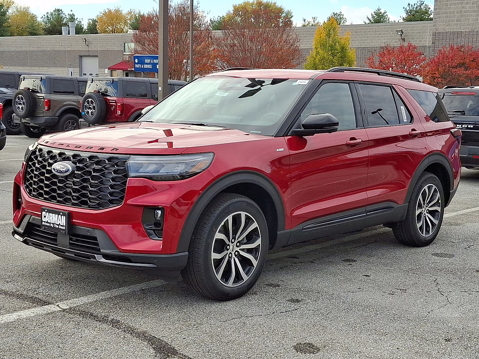 2026 Rapid Red Metallic Tinted Clearcoat - D4 Ford Explorer ST-Line 4X4