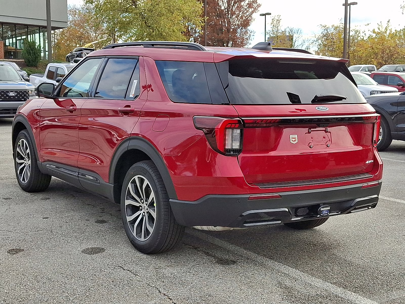2026 Rapid Red Metallic Tinted Clearcoat - D4 Ford Explorer ST-Line 4X4