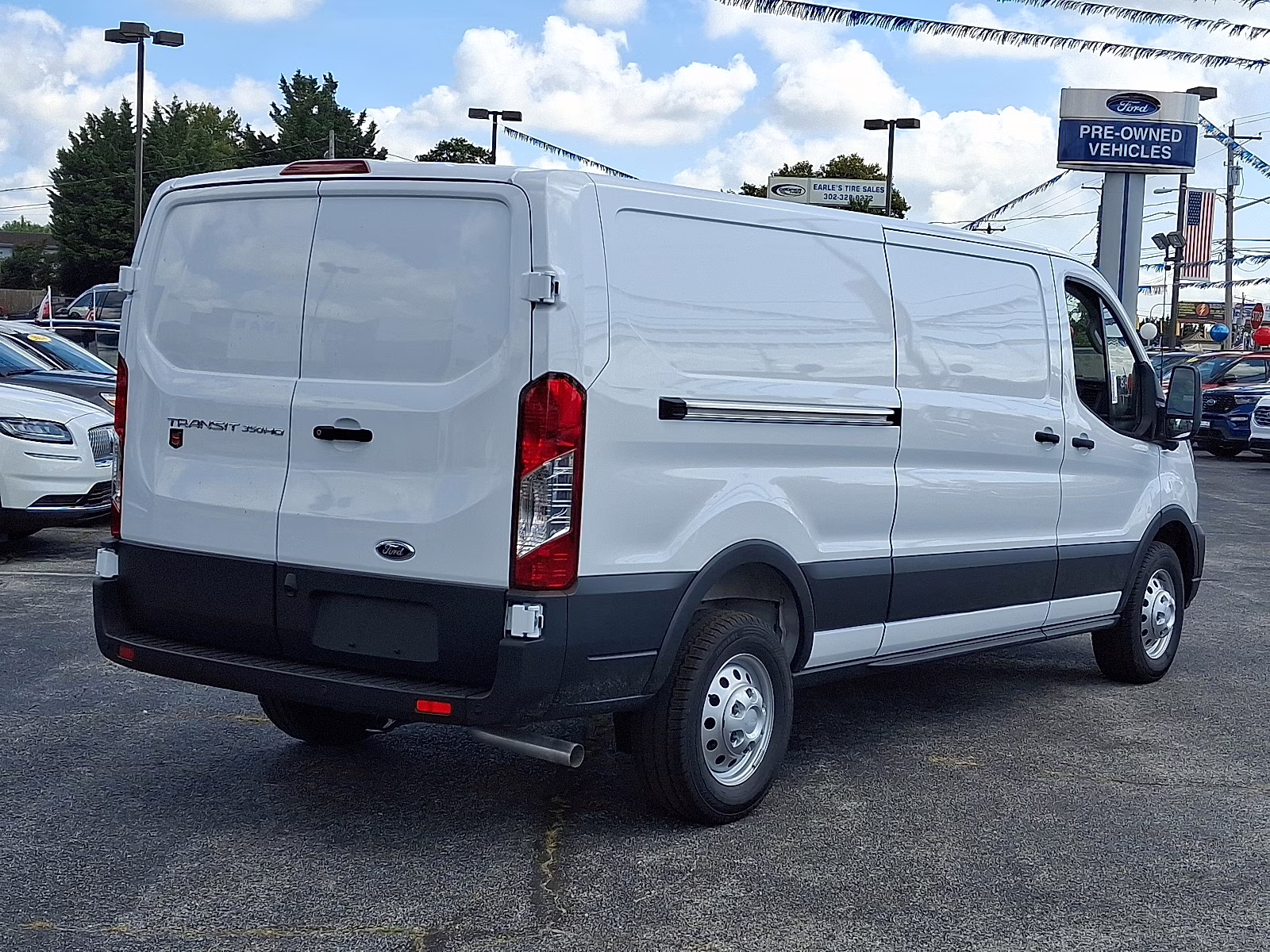 2025 Oxford White - YZ Ford Transit-350 Cargo Van RWD