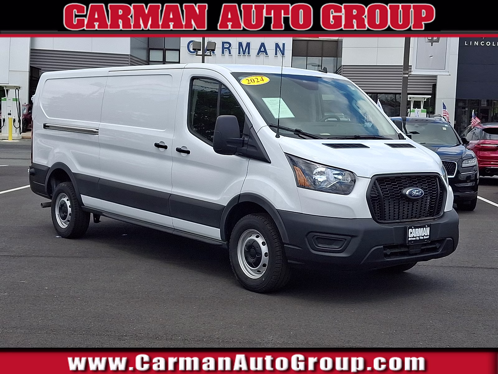 2024 Oxford White - YZ Ford Transit Cargo Van RWD