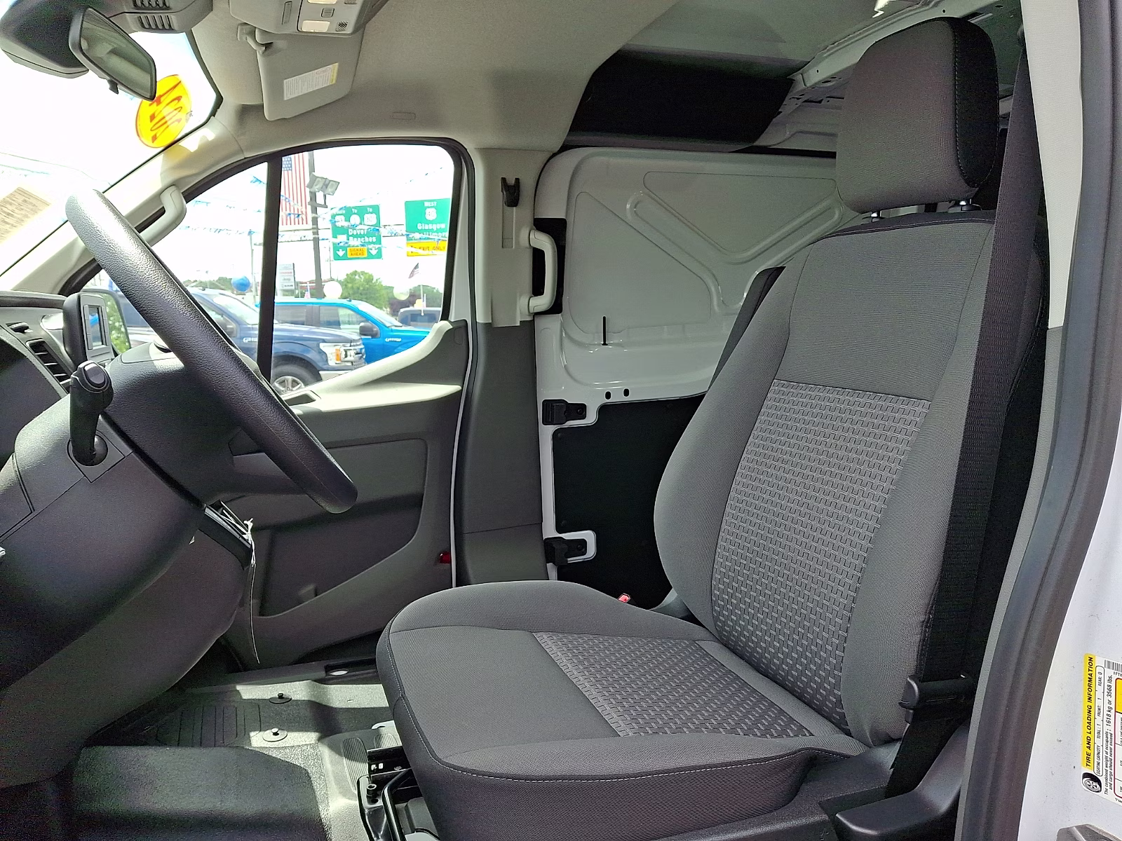 2024 Oxford White - YZ Ford Transit Cargo Van RWD
