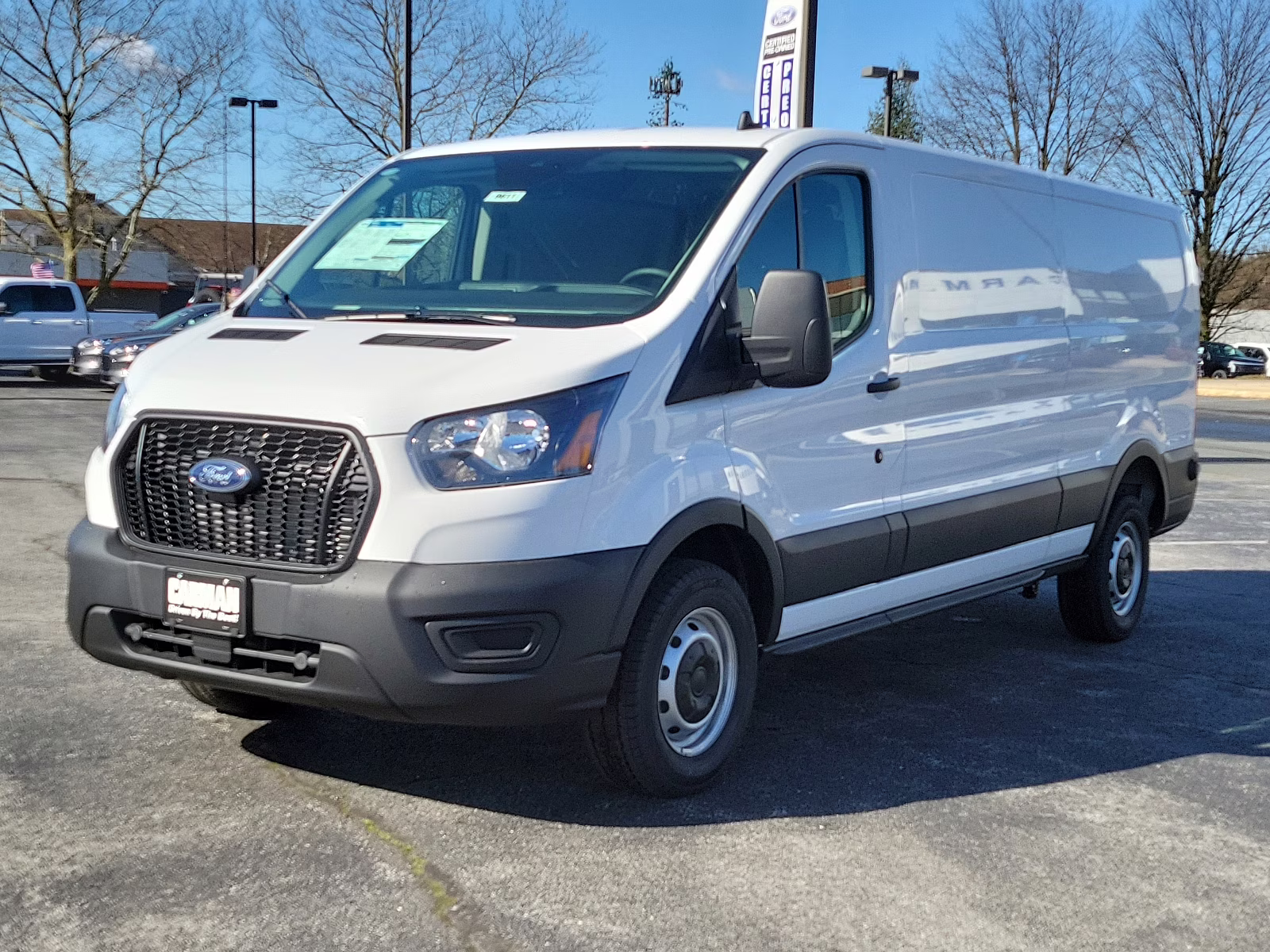 2024 Oxford White - YZ Ford Transit Cargo Van RWD